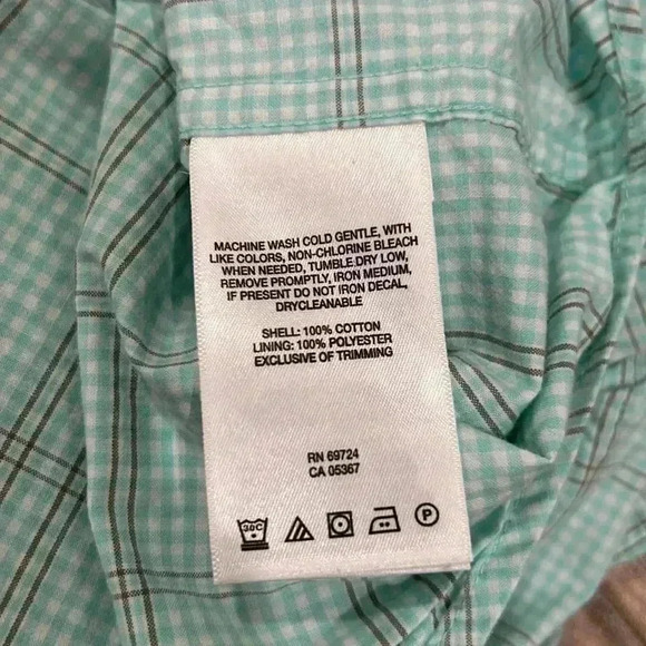 Columbia Men's Plaid Button Down Short Sleeve Pocket Shirt
Sz Medium Turquoise - Picture 11 of 12